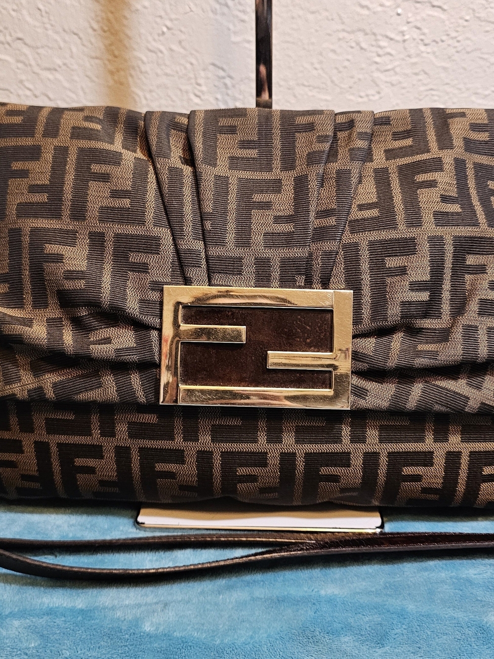 #44523- Fendi tabacco zucca MM 2 way